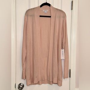 Liz Claiborne Clear Pink soft cardigan, Size XXL